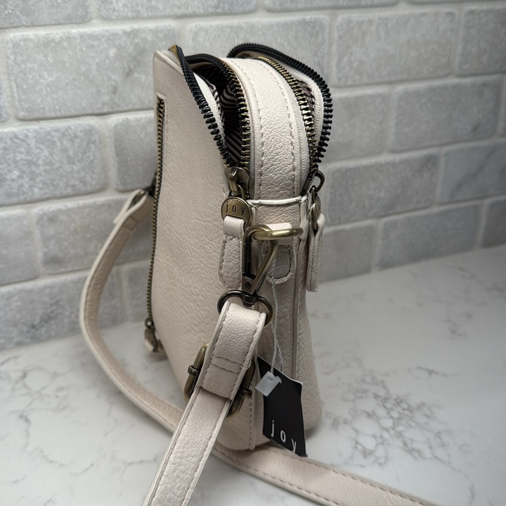 New Joy Susan Jolene Crossbody Bag, Ivory - Picture 6 of 12